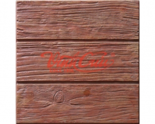 Gạch giả gỗ lát nền nâu đỏ 40x40cm